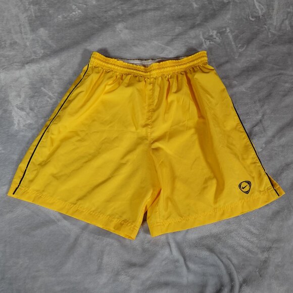 Nike Other - Vintage Nike Soccer Shorts Mens Medium 7” Thin Lightweight Gold Y2K